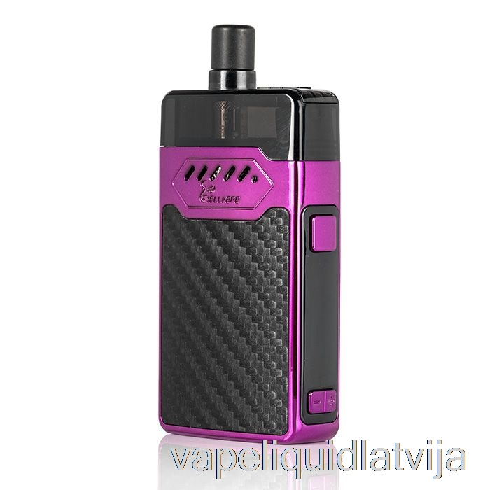 Hellvape Grimm 30w Pod Sistēma Purpura Oglekļa šķiedras Vape šķidrums